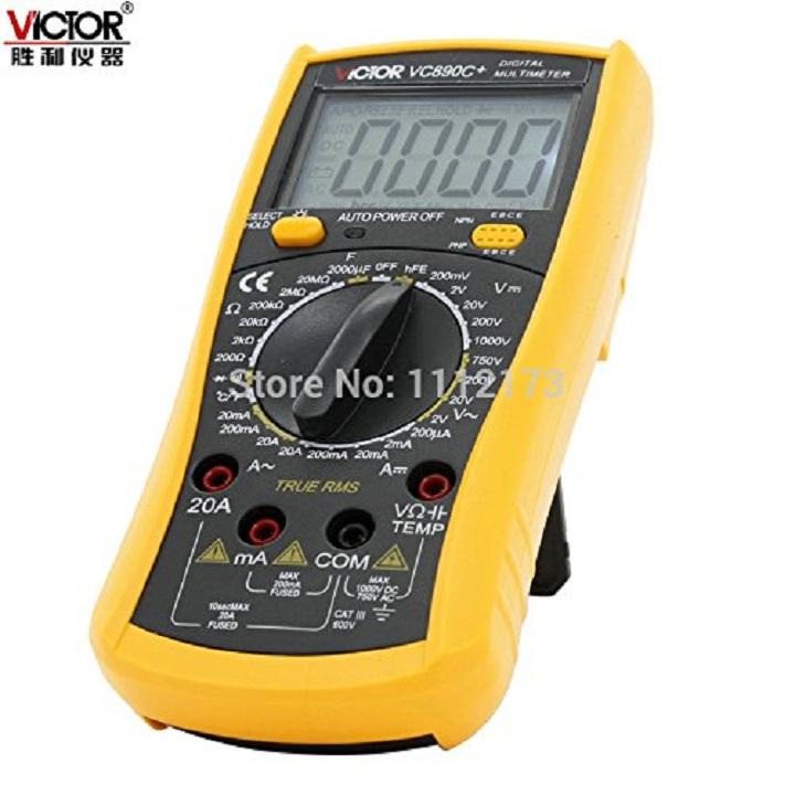 Đồng hồ vạn năng điện tử hiển thị số victor vc890c +
