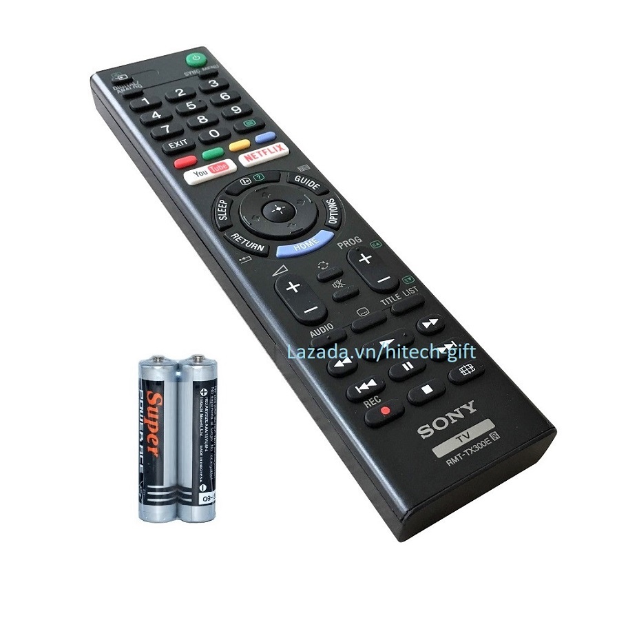 Remote Điều Khiển Tivi SONY Smart TV RMT-TX300E Kèm Pin