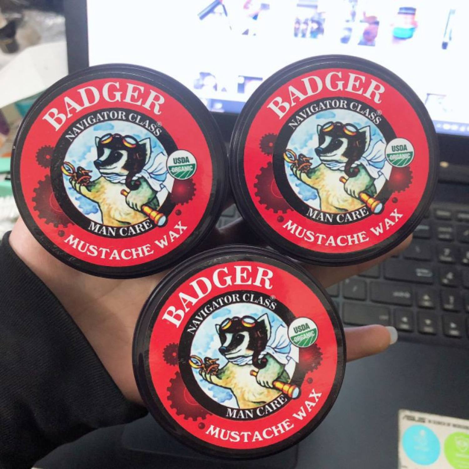 Sáp vuốt tóc badger for men hot 2018