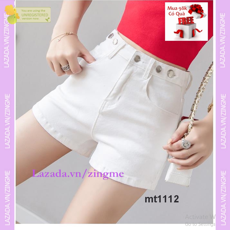 Quần Sooc phối Khuy Lưng Mt1112 zingme cá tính