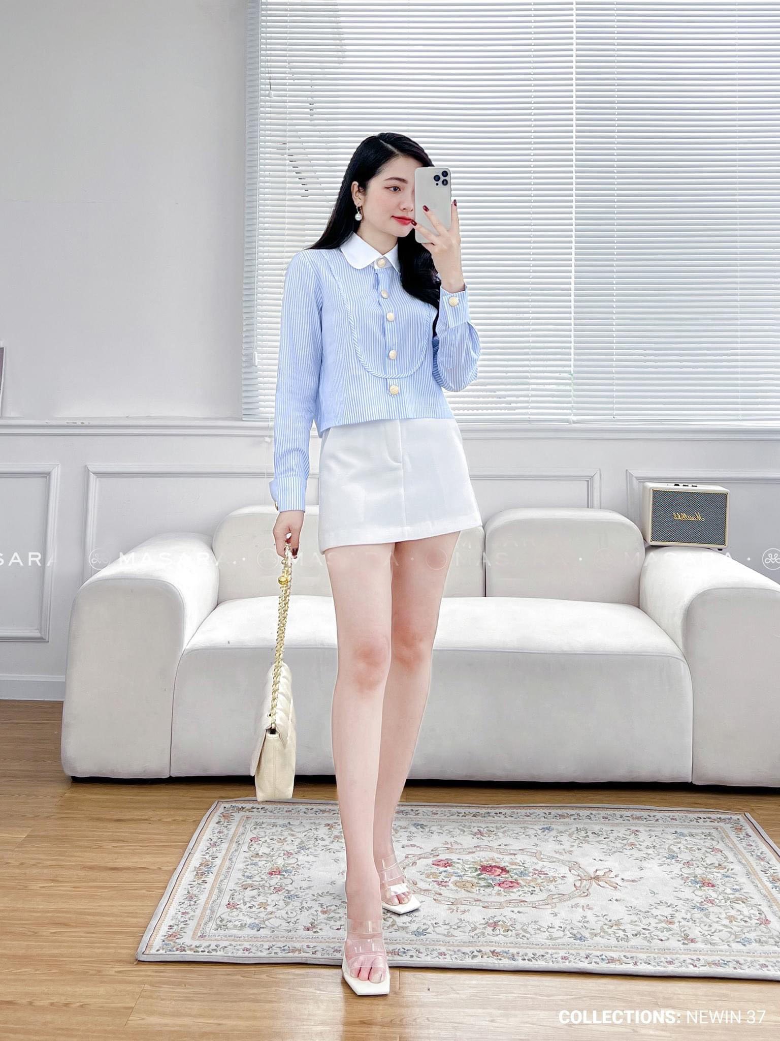 ÁO SỌC CARO PHỐI MÀU CỔ