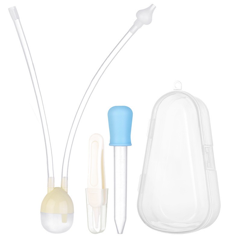 Dụng Cụ Hút Mũi Vệ Sinh An Toàn Cho Bé Hút mũi dây silicon tự điều chỉnh lực hút cho bé