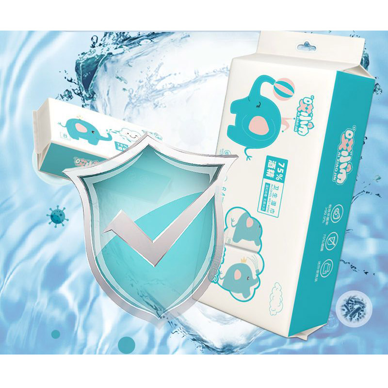 Khăn giấy ướt mini sát khuẩn (75% cồn)