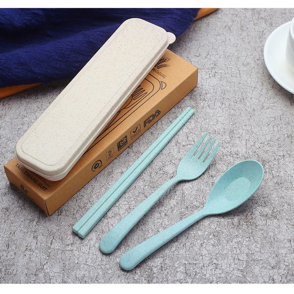[HCM]Bộ đũa muỗng nĩa lúa mạch