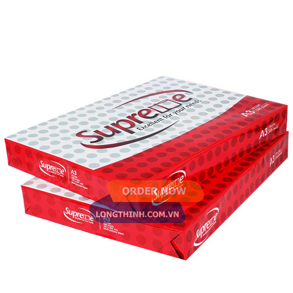 [HCM]Giấy A3 Supreme 70gsm