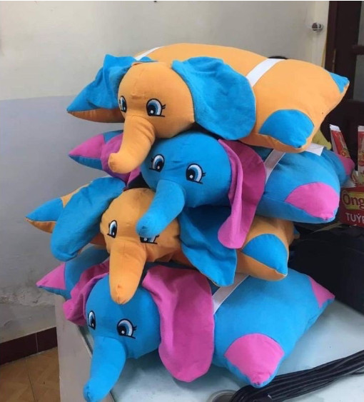 Gối đi xe máy hình Voi YoKo