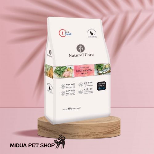 [Hoàn Tiền 10%] 5kg THỨC ĂN HỮU CƠ NATURAL CORE ECOC1 ĐA ĐẠM CHO MÈO