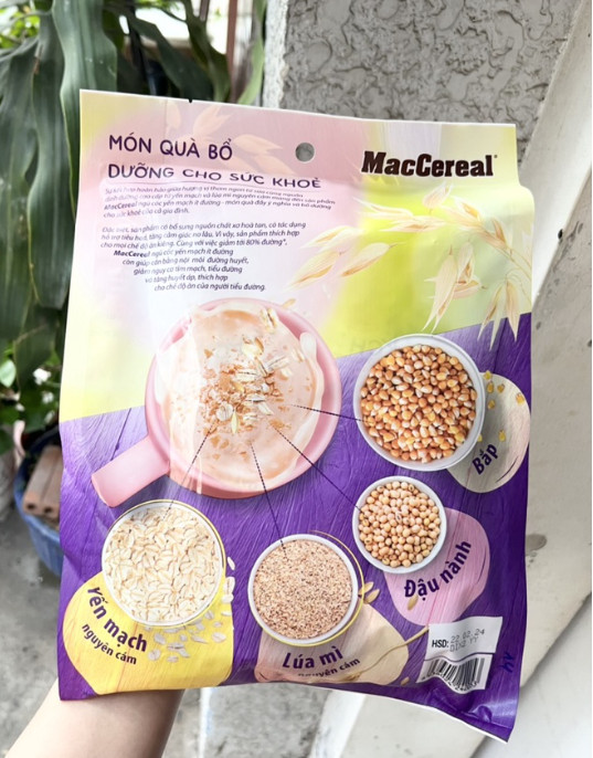 Ngũ cốc Yến mạch Maccereal (Bịch 20 gói x 24gr) - Hàng tách khuyến mãi có dính keo