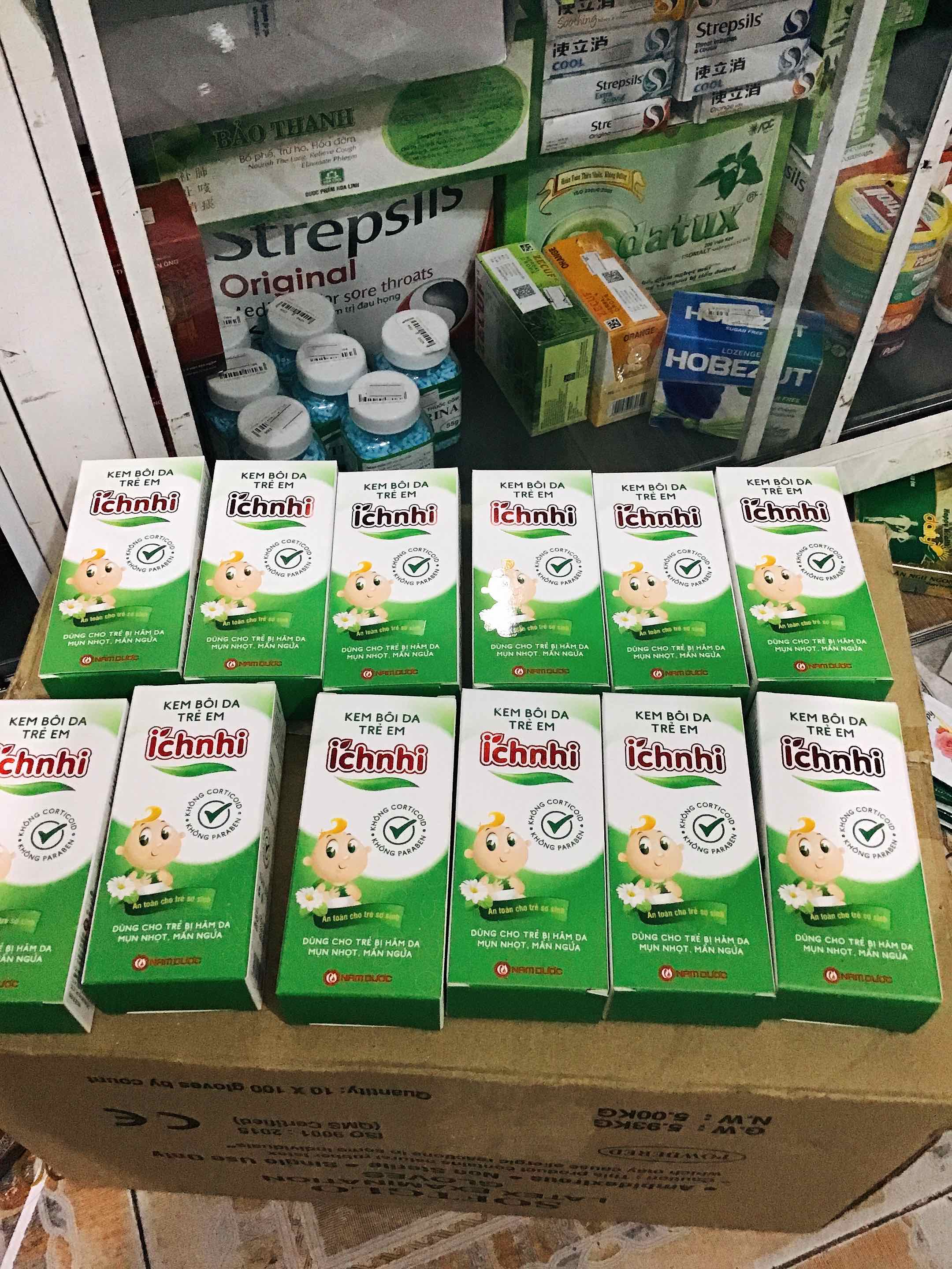kem bôi da trẻ em ích nhi
