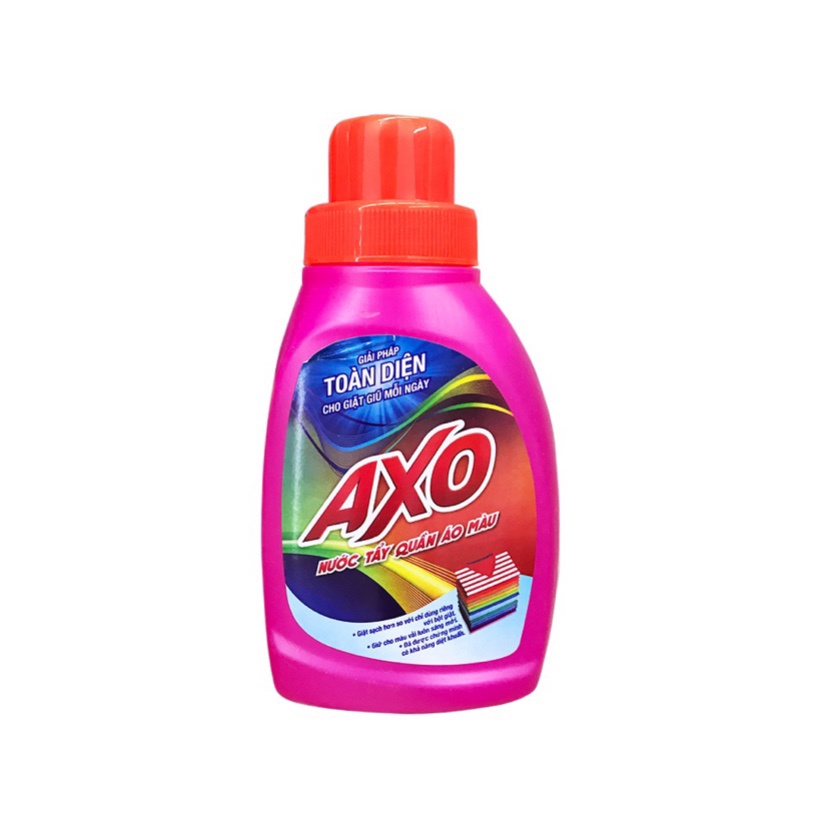 Nước tẩy quần áo màu AXO chai 400ml