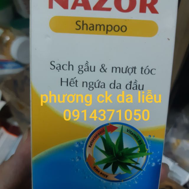 Dầu Gội Sạch Gàu & Mượt Tóc Hết Ngứa Da Đầu Nazor 100ml