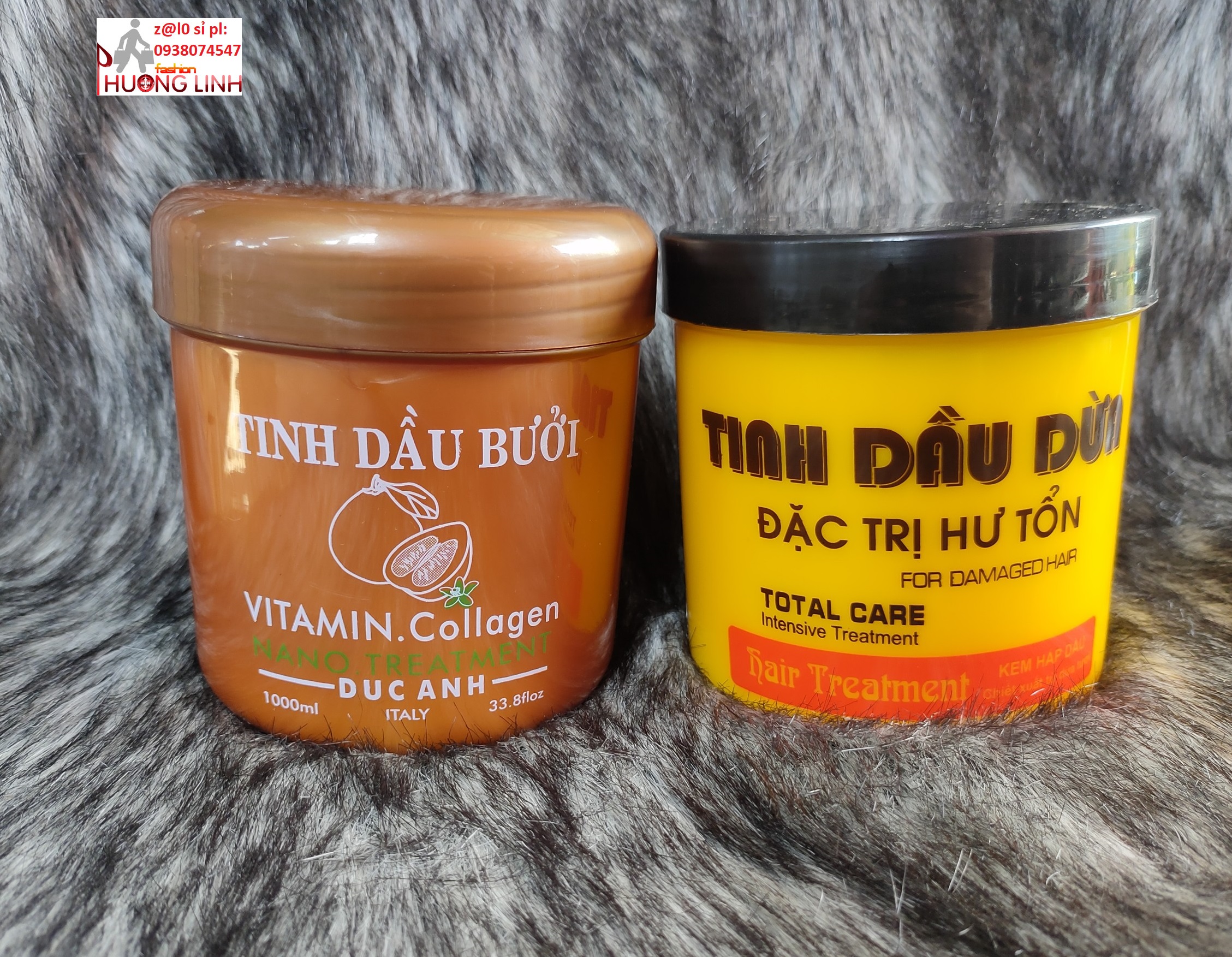 Hấp tinh dầu Đức Anh hương Dừa, Bưởi mướt tóc