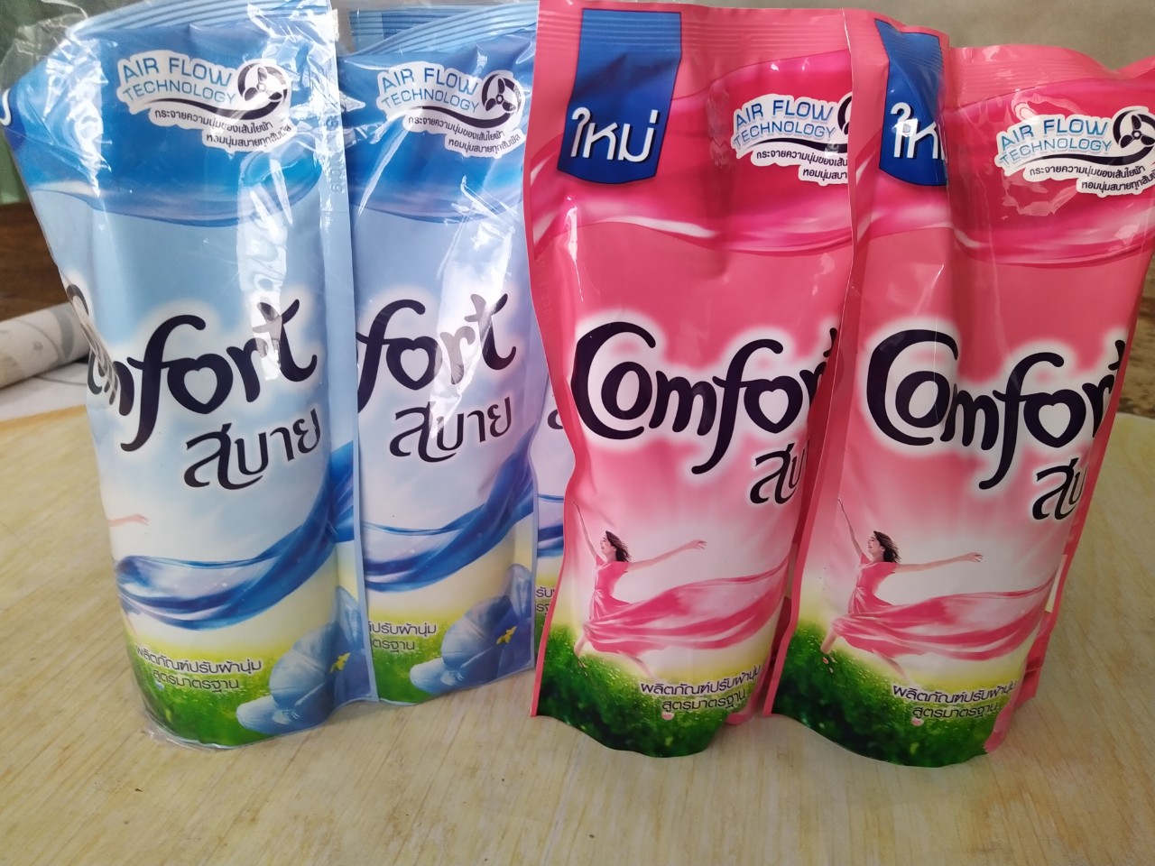 Nước xả vải Comfort Thái Lan - combo 2 túi