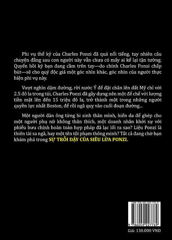 Fahasa - Sự Trỗi Dậy Của Siêu Lừa Ponzi (Tái Bản 2020)