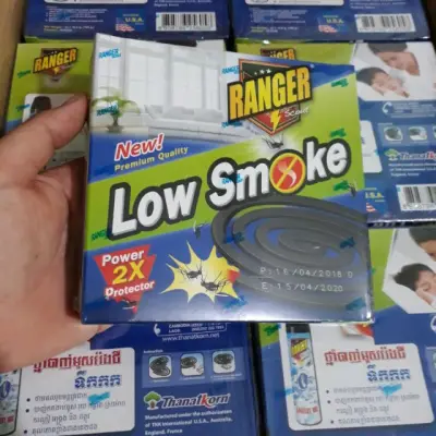 Combo 5 hộp nhang muỗi khoanh THÁI LAN Ranger Low Smoke (10 khoanh/hộp)