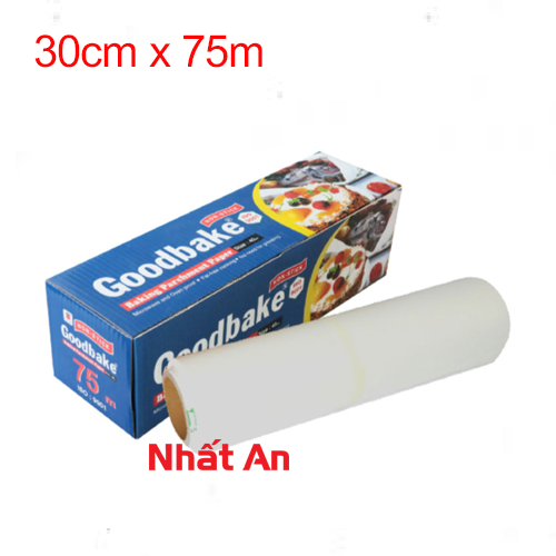 GIẤY NƯỚNG BÁNH GOODBAKE (GIẤY NẾN) 75MX30CM