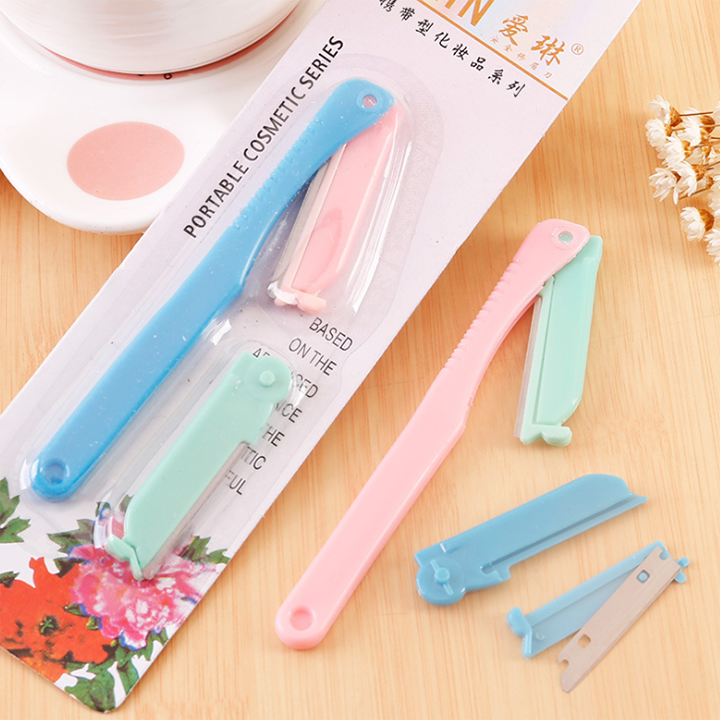 Bộ Dao Cạo, Tỉa Lông Mày Tóc Mái 2 Lưỡi Ailin