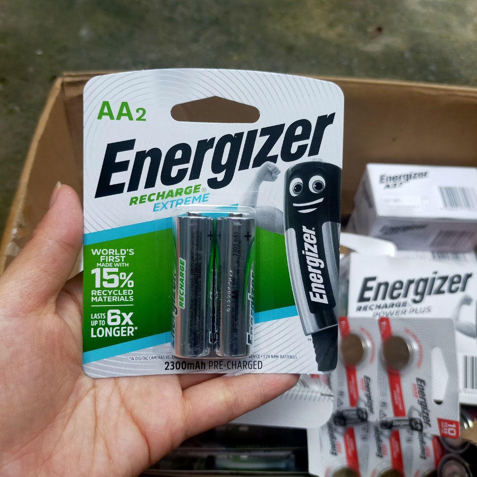 {HÀNG CHÍNH HÃNG} Pin sạc Energizer AA ( 2A ) 2300mAh vỉ 2 viên