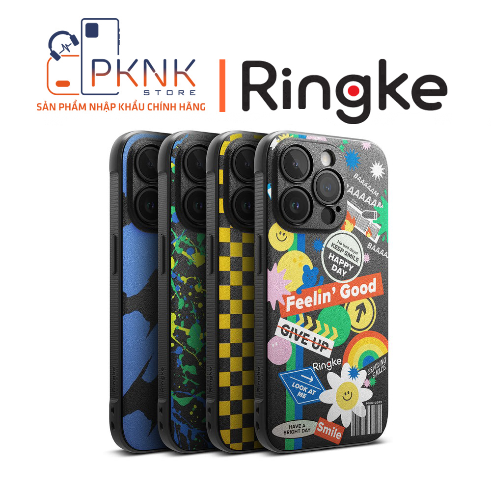 Ốp lưng Ringke Onyx Design iPhone 15 15 Plus 15 Pro 15 Promax