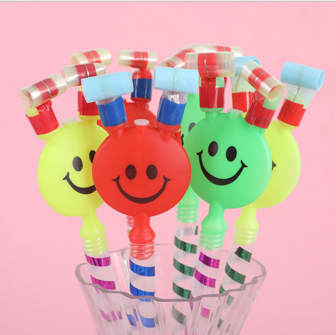 Interesting 2-Headed Whistle Blowing Toy for Children