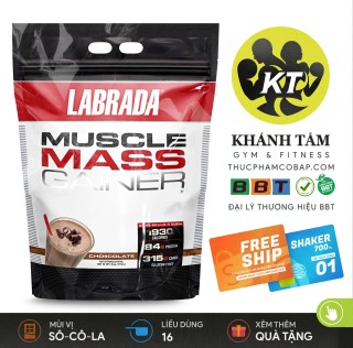 [HCM]Sữa tăng cân tăng cơ Muscle Mass Gainer của Labrada 5.4 Kg Tặng kèm Bình lắc 600ml thumbnail