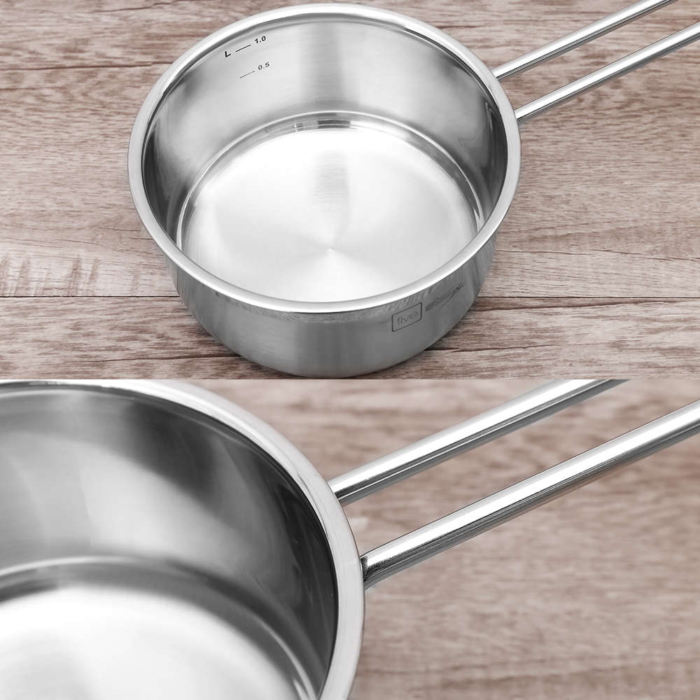 Quánh inox 304 Fivestar Plus 5 đáy vung kính FPQ165D001 size 16cm dùng bếp từ, hàng chính hãng bảo hành 25 năm