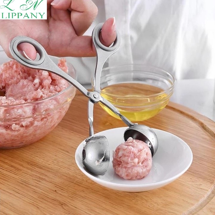 Dụng cụ làm thịt viên inox tiện dụng - Dụng cụ làm mọc, thịt, cá viên