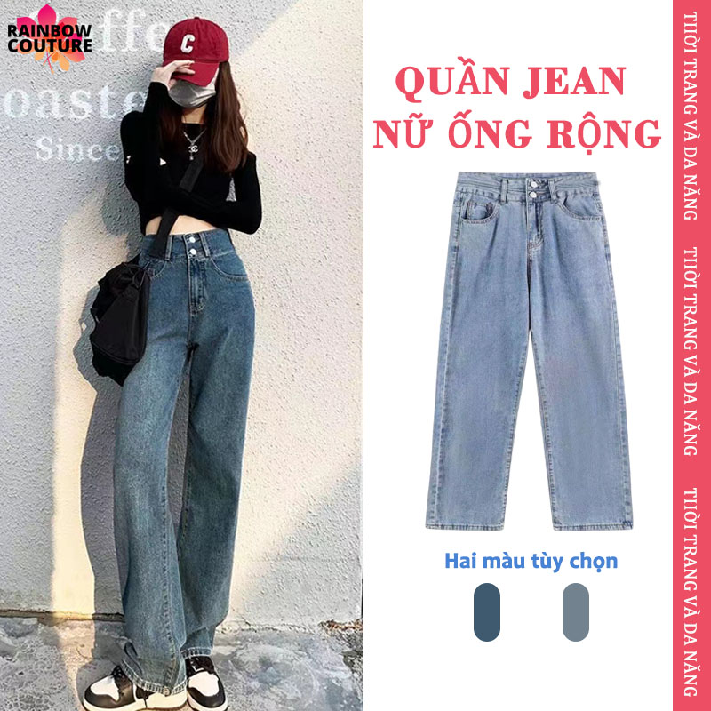 Quần jeans baggy nữ kiểu hot - vu784