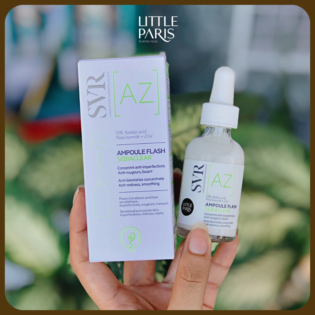 Tinh chất SVR Sebiaclear AZ Ampoule Flash Giảm Mụn Giảm Thâm Đỏ 30ml