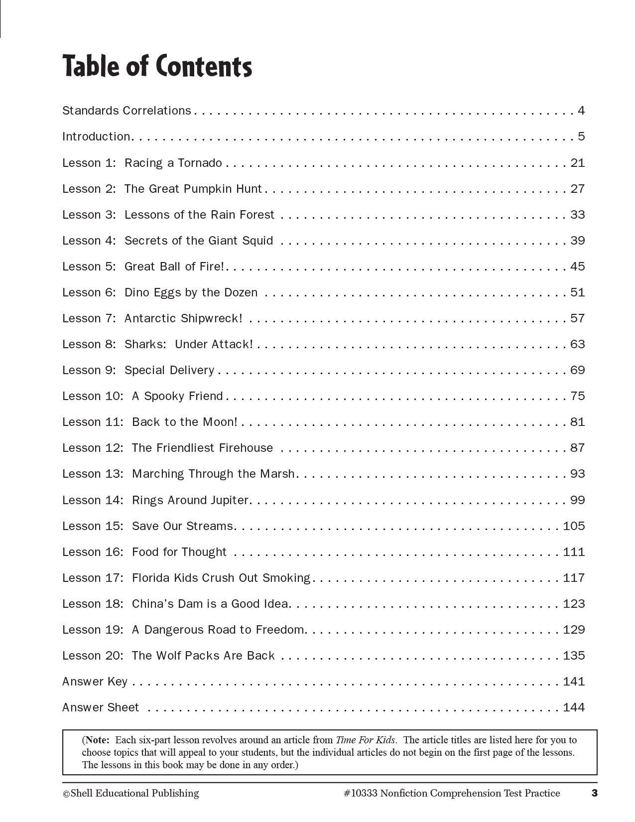 Nonfiction Comprehension Test Practice Level 3 (sách đen trắng) Sách tiếng anh
