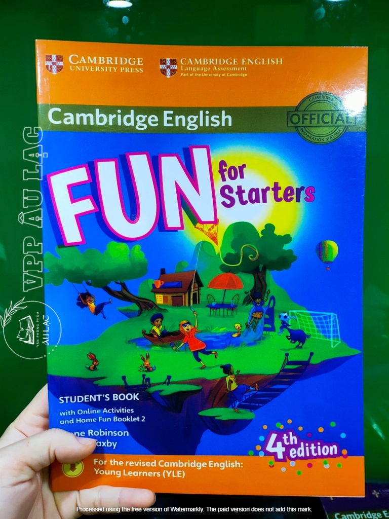 Fun for Starters, Movers, Flyers - Giấy bóng - Tặng kèm file nghe Mp3 (full bộ bản đẹp)