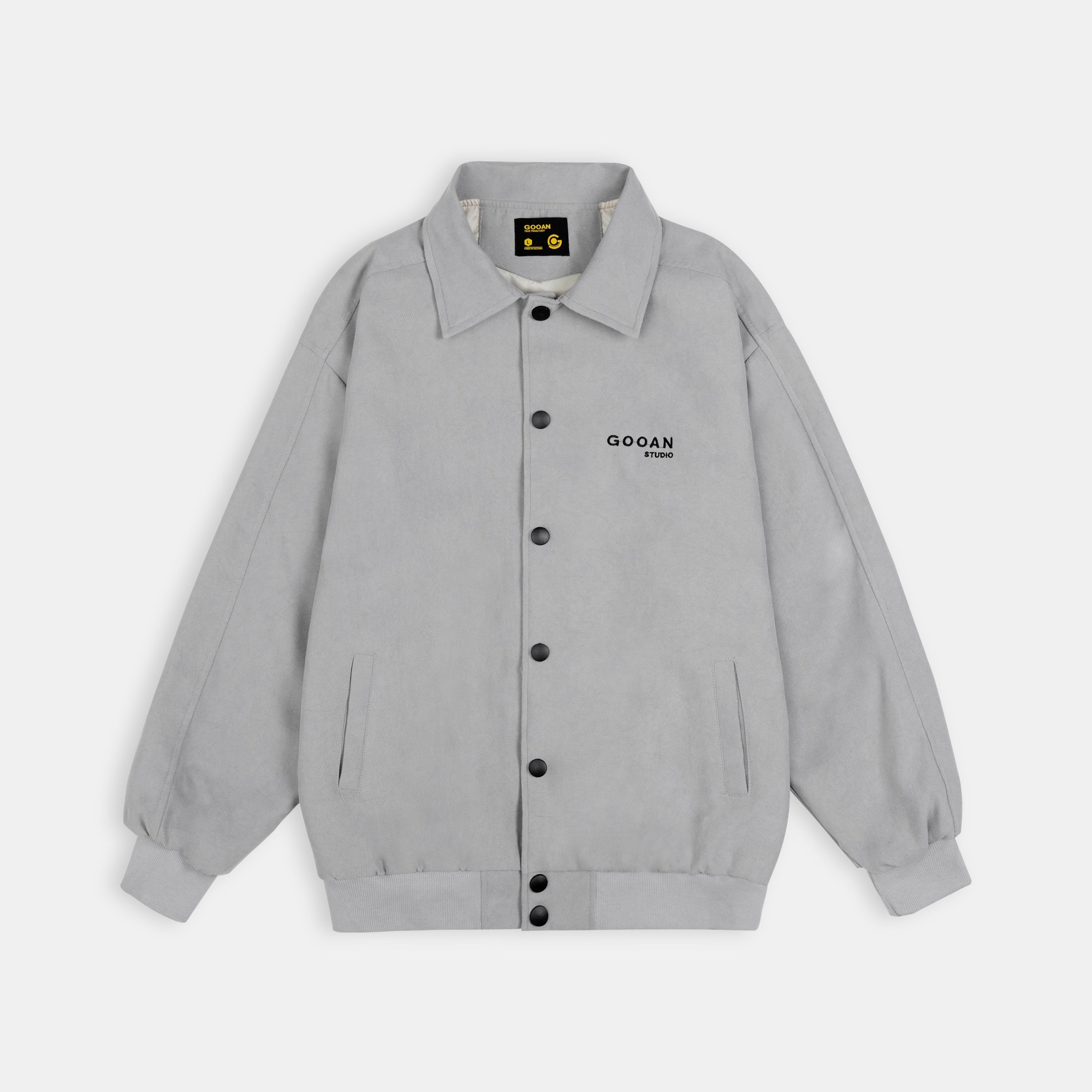 Áo Khoác Varsity Bomber Gooan Basic Form Rộng