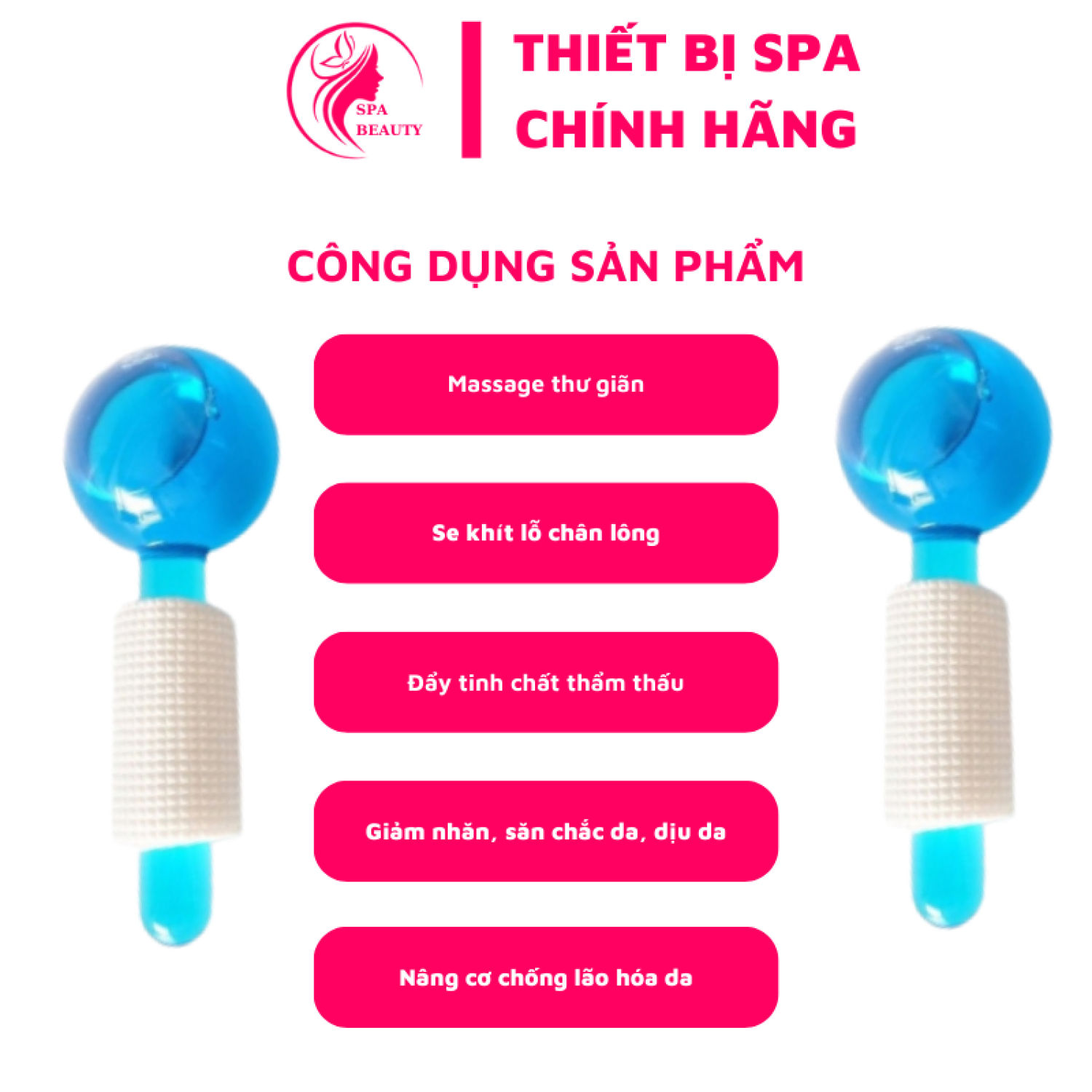 Quả cầu lạnh mɑssage mặt, đẩy tinh chất