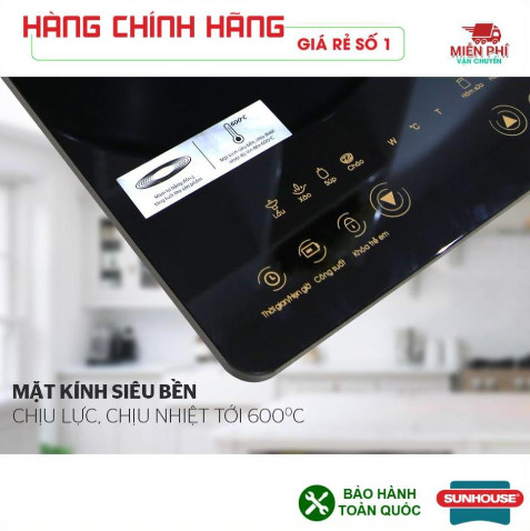 Bếp điện từ cảm ứng sunhouse SHD6800
