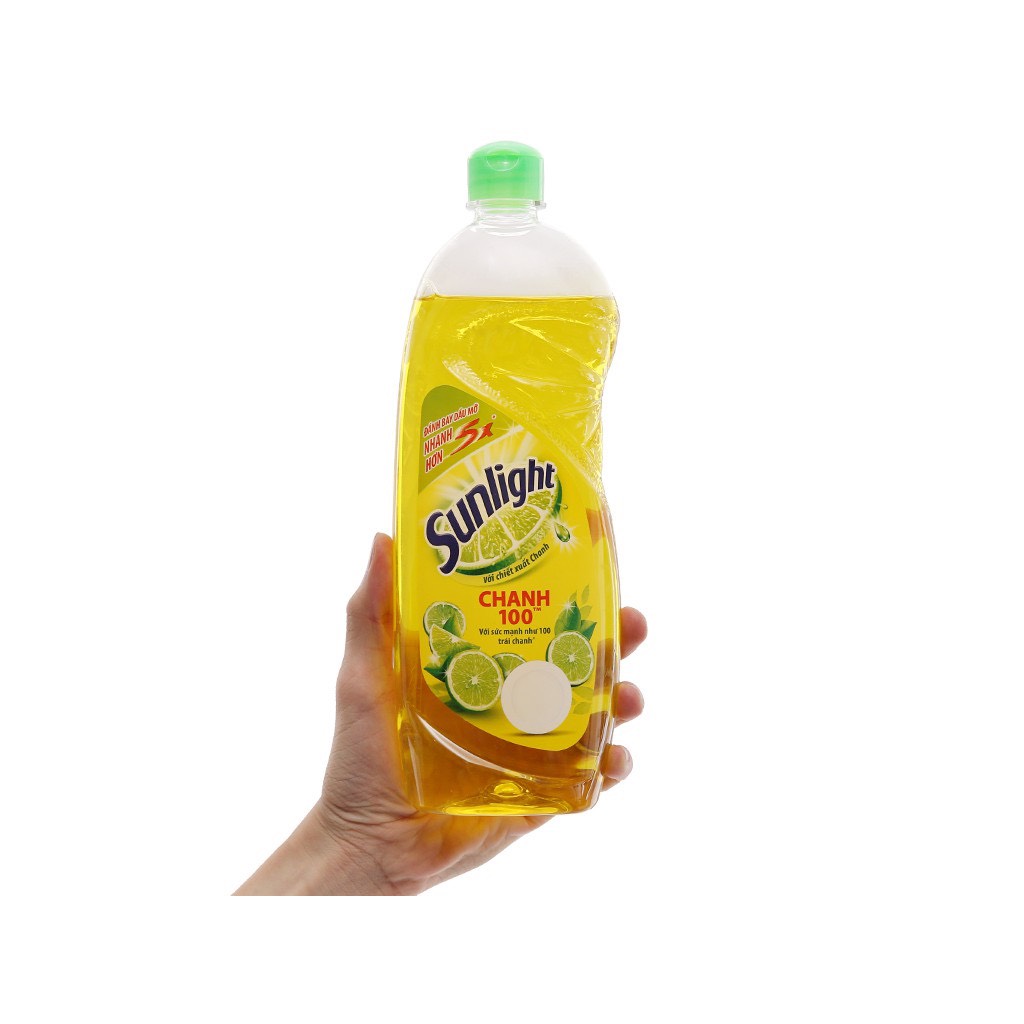 Chai Nước Rửa Chén Bát Sunlight Chanh100/750g