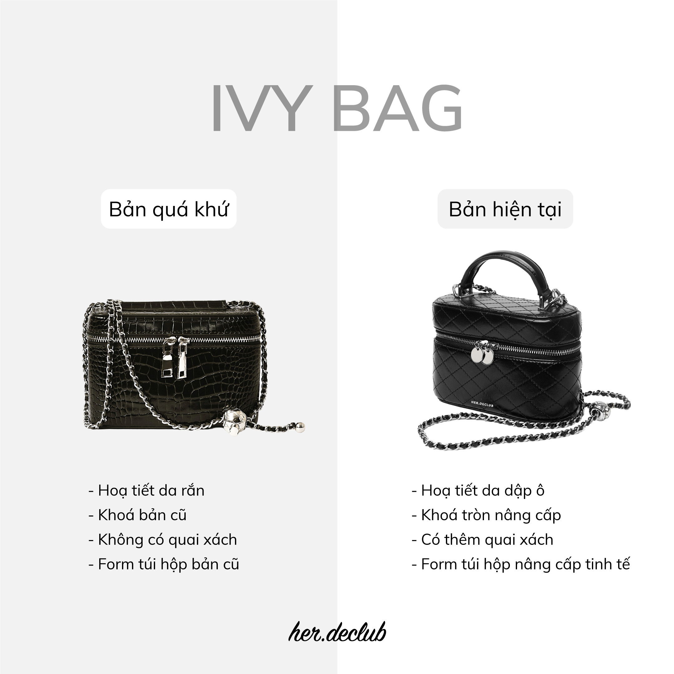 [NEW VERSION] Túi Her.declub Ivy Box Bag