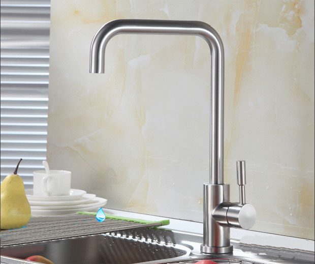 Vòi rửa bát nóng lạnh INOX 304