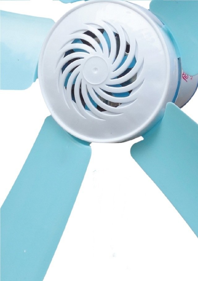 Quạt treo trần Mini 5 cánh (Trắng phối xanh)