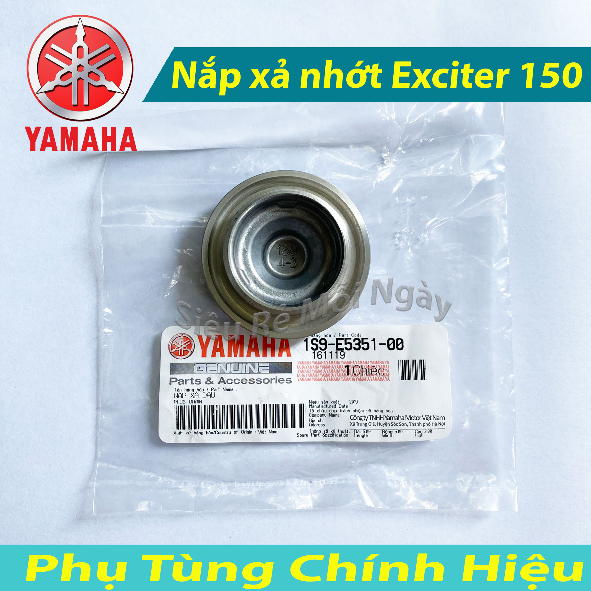 Nắp xã nhớt cho Yamaha Exciter 150cc