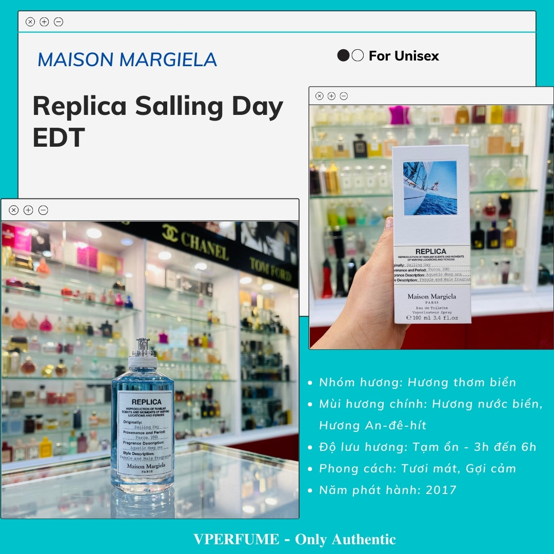 Nước hoa unisex Maison Margiela Replica Salling Day EDT 100ml