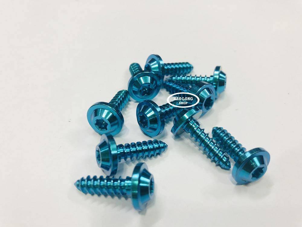 10 con Ốc Titan GR5 Xoắn 5li18 Xanh Lục BảoXanh Tím (Titan 100% ),Sản Phẩm Chất Lượng, Gian Hàng Uy Tín, Giá Cả Cực Tốt, Mua Ngay.