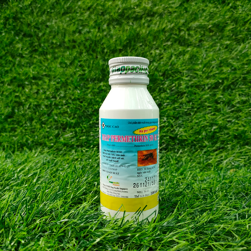 Chế phẩm trừ muỗi Map Permethrin 50EC chai 100ml