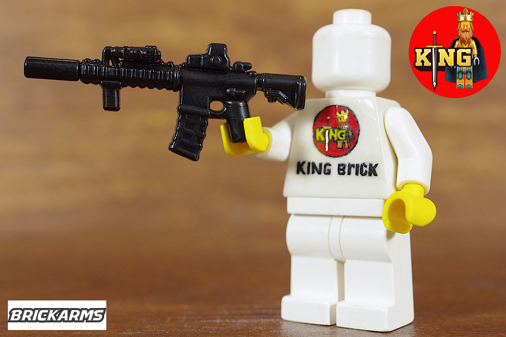 [Ảnh thật] [Chính hãng] BrickArms® M4 Force Recon w/ PEQ Black PEQ