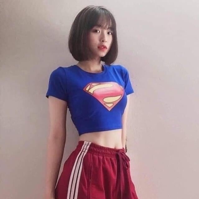 Áo Croptop Siêu Nhân Super Man