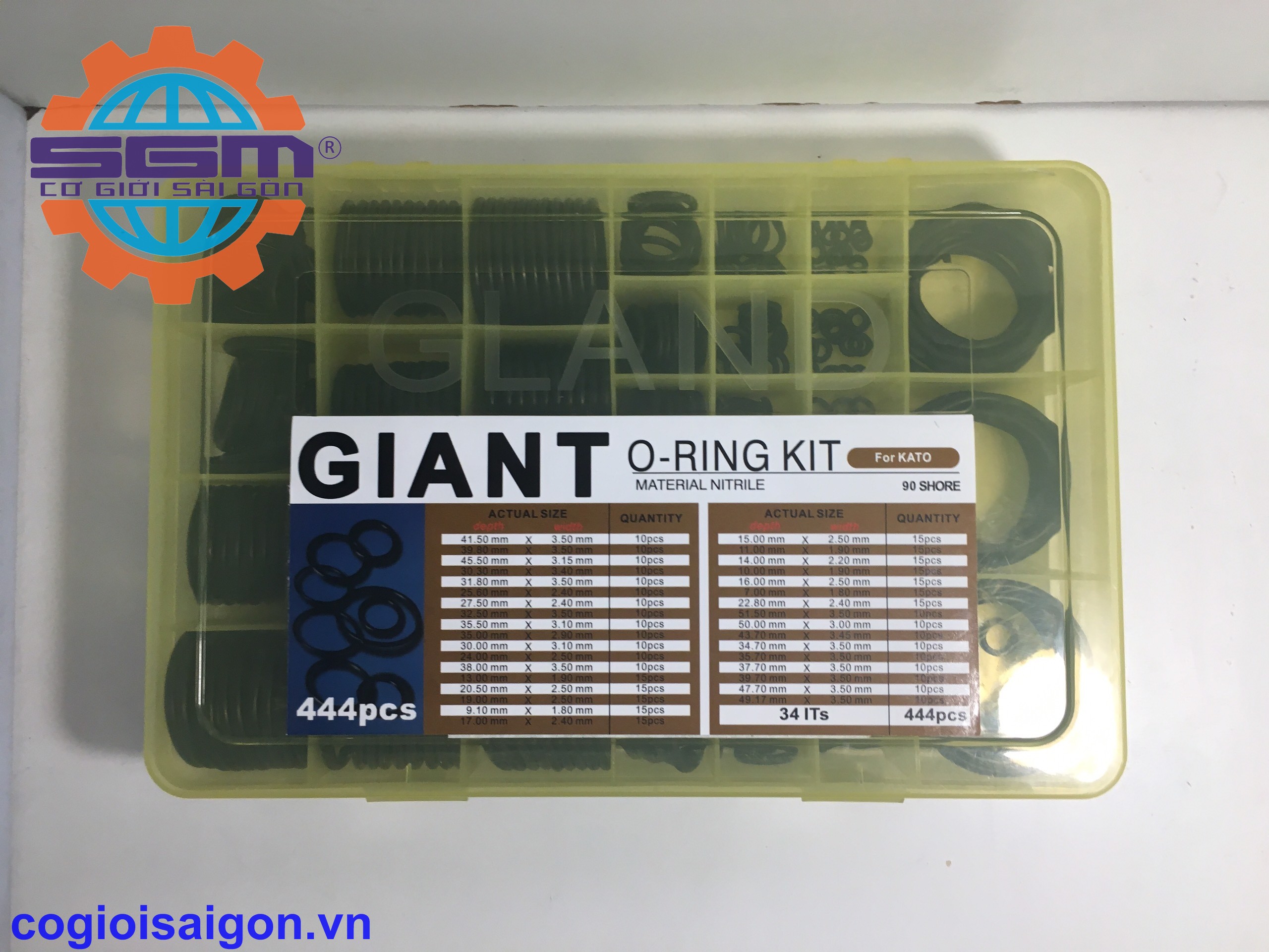 Bộ Oring kit For Kobelco (Sin hộp Kobelco)