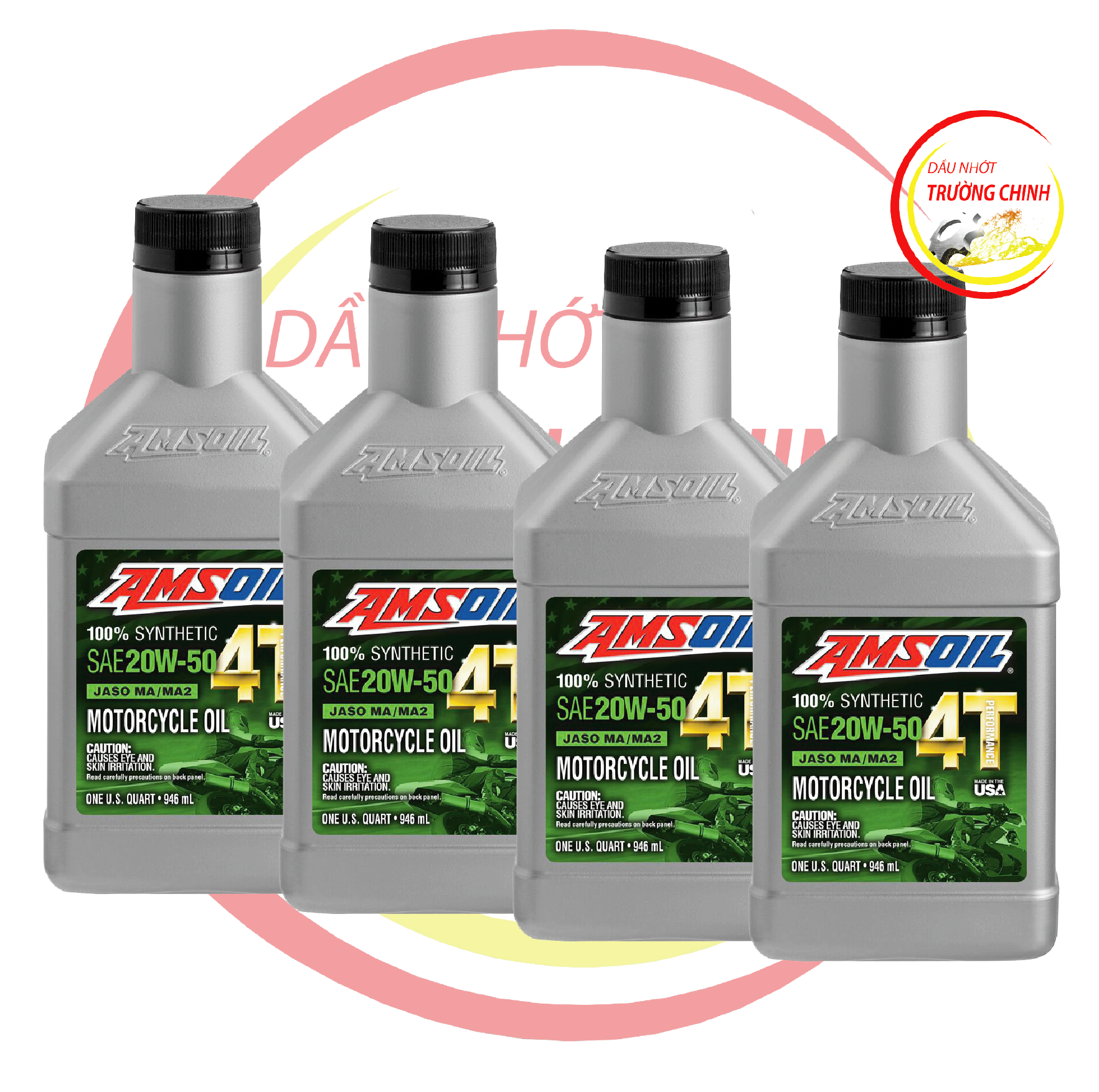 NHỚT AMSOIL 20W50  4T PERFORMANCE DÀNH CHO XE SỐ