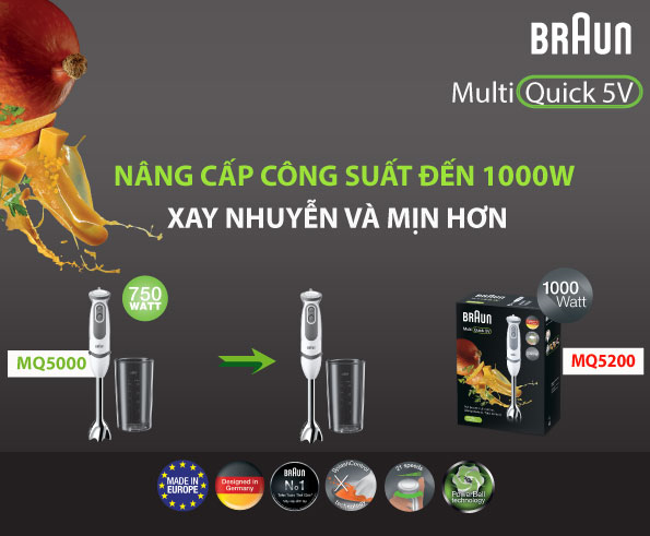 Máy xay cầm tay Braun MQ5200 - Đức