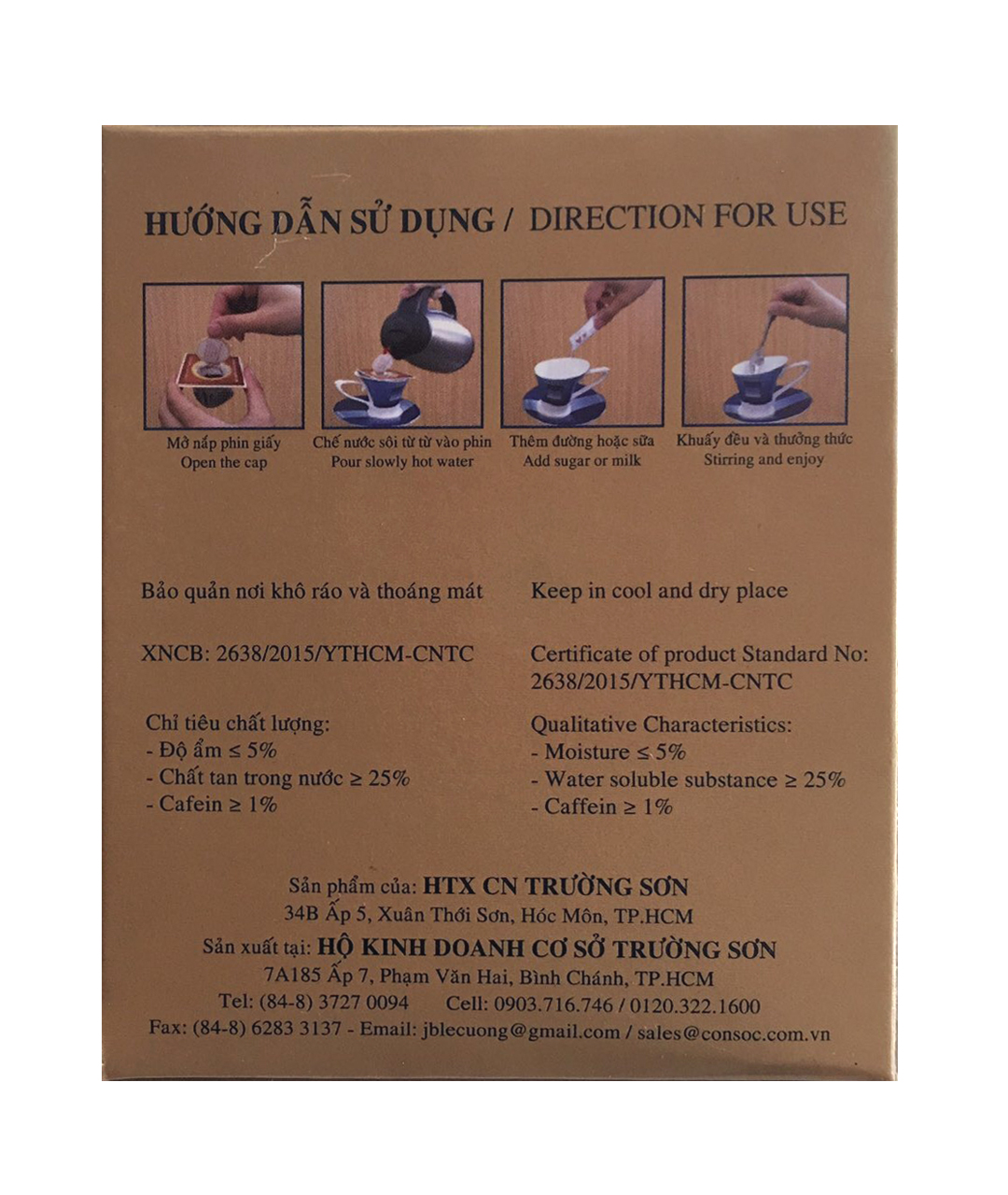 Cà phê Con Sóc Phin Lọc Tím 7g