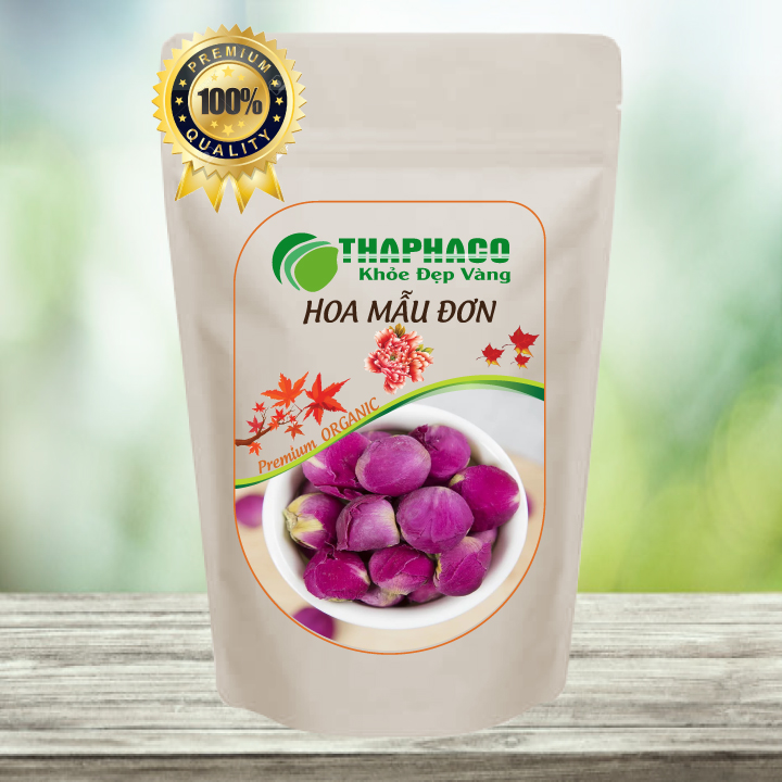 [Túi Lớn Loại 1kg] Hoa Mẫu Đơn Sấy Khô Cao Cấp - Của Thảo Dược THAPHACO