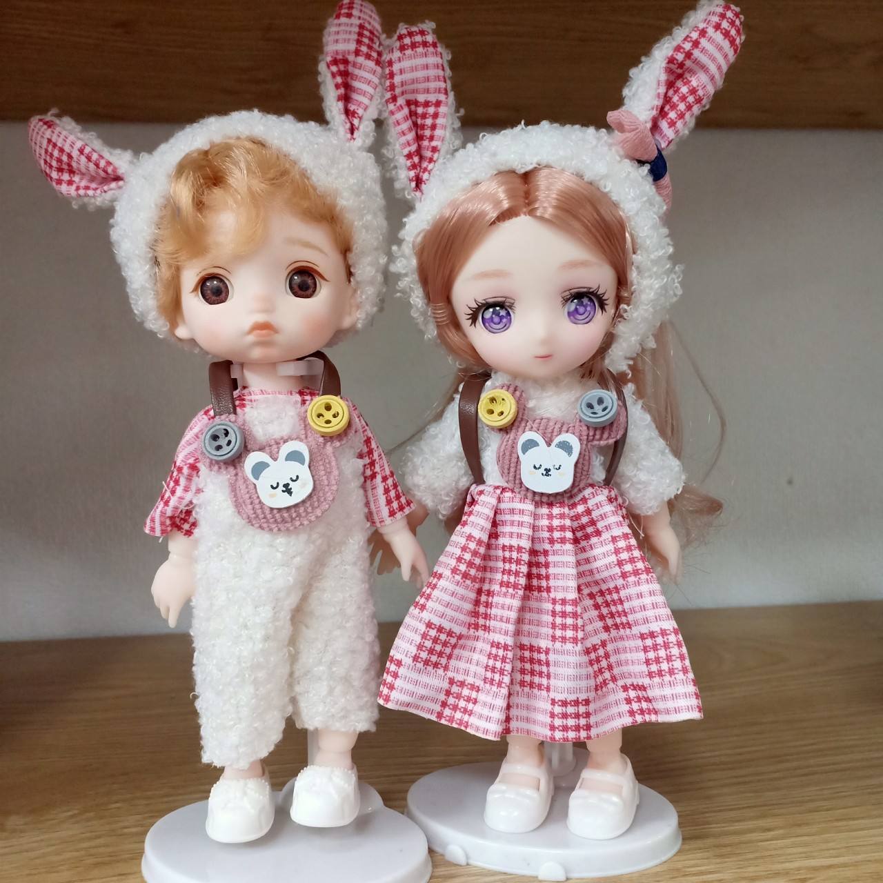 Búp Bê Cặp Đôi Cao 16cm Mặc Đồ Dễ Thương SỐ LƯỢNG ÍT